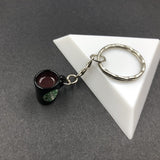 2019 New Women/Men's Fashion Handmade Resin Mineral water bottles Wine Bottle Key Chains Key Rings Alloy Charms Gifts  Wholesale