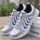 Men Shoes Krasovki White Sneakers Autumn Men Casual Shoes   New Air Mesh Men Tennis Flats Trainers Basket Homme Plus Size