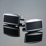 Factory direct sales wholesale French shirt cuff Cufflink button gold silver men fashion brand double leather Cufflinks