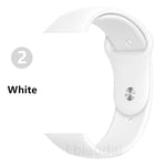 Strap For Apple Watch band 38mm 42mm iWatch 4 band 44mm 40mm Sport Silicone belt Bracelet correa Apple watch 5 4 3 2 Accessories