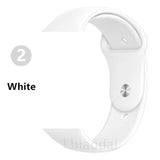 Strap For Apple Watch band 38mm 42mm iWatch 4 band 44mm 40mm Sport Silicone belt Bracelet correa Apple watch 5 4 3 2 Accessories