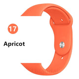 Strap For Apple Watch band 38mm 42mm iWatch 4 band 44mm 40mm Sport Silicone belt Bracelet correa Apple watch 5 4 3 2 Accessories