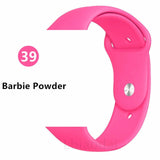 Strap For Apple Watch band 38mm 42mm iWatch 4 band 44mm 40mm Sport Silicone belt Bracelet correa Apple watch 5 4 3 2 Accessories